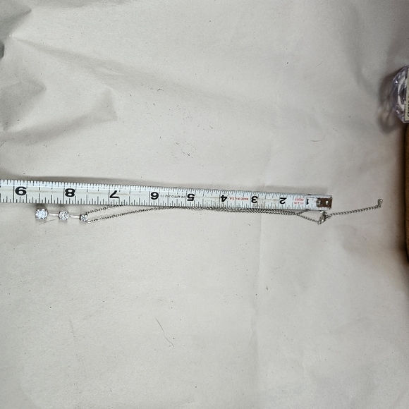 Tri-Crystal Stone Pendant Necklace - Picture 5 of 6